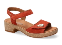 chaussure mephisto sandales franka rouge